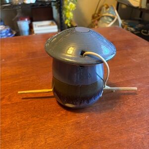 Handmade Pottery Bird Feeder